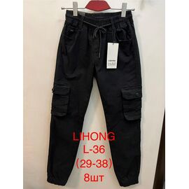 Фотография Штаны мужские L36 black р.29-38 "Lihong" недорого оптом от прямого поставщика