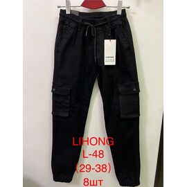 Джинси чоловічі L48 black р.29-38 "Lihong" недорого оптом від прямого постачальника