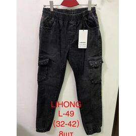 Джинси чоловічі L49 black р.32-42 "Lihong" недорого оптом від прямого постачальника
