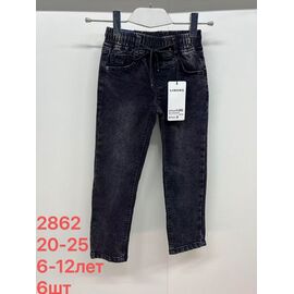 Джинси дитячі на хлопчика 2862 black р.20-25 "Lihong" недорого оптом від прямого постачальника