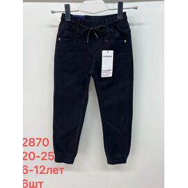 Джинси дитячі на хлопчика 2870 black р.20-25 "Lihong" недорого оптом від прямого постачальника