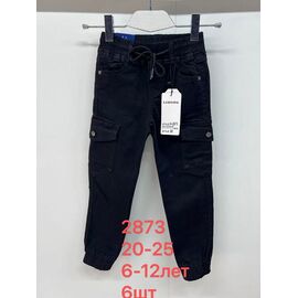 Джинси дитячі на хлопчика 2873 black р.20-25 "Lihong" недорого оптом від прямого постачальника