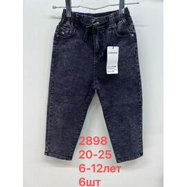 Джинси дитячі на хлопчика 2898 black р.20-25 "Lihong" недорого оптом від прямого постачальника