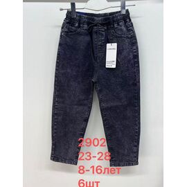 Джинси дитячі на хлопчика 2902 black р.23-28 "Lihong" недорого оптом від прямого постачальника
