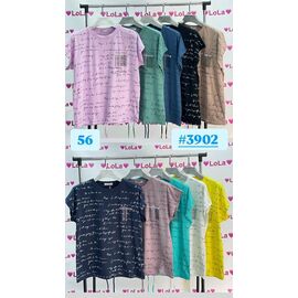 футболка жіноча 3902 mix р.56 "Lola" недорого оптом від прямого постачальника