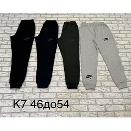 Фотография Штаны спортивные мужские K7N grey р.46-54 "Faraon" недорого оптом от прямого поставщика