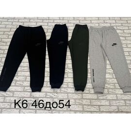 Фотография Штаны спортивные мужские K6N khaki-black р.46-54 "Faraon" недорого оптом от прямого поставщика