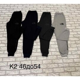Фотография Штаны спортивные мужские K2NF black р.46-54 "Faraon" недорого оптом от прямого поставщика