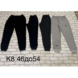 Фотография Штаны спортивные мужские K8N black р.46-54 "Faraon" недорого оптом от прямого поставщика