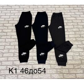 Фотография Штаны спортивные мужские K1N d.grey р.46-54 "Faraon" недорого оптом от прямого поставщика