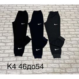 Фотография Штаны спортивные мужские K4-1 black р.46-54 "Faraon" недорого оптом от прямого поставщика