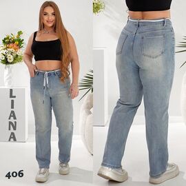 Джинси жіночі 406 l.blue р.30-36 "Beki" недорого оптом від прямого постачальника