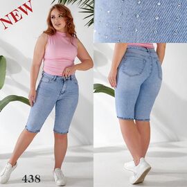 Фотография Шорты женские 438 l.blue р.28-33 "Beki" недорого оптом от прямого поставщика