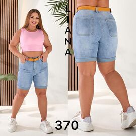 Фотография Шорты женские 370-1 l.blue р.28-33 "Beki" недорого оптом от прямого поставщика