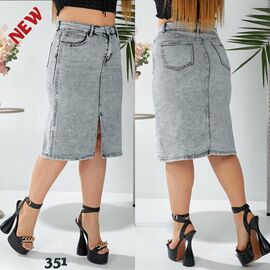 Спідниця жіноча 351 grey р.32-42 "Beki" недорого оптом від прямого постачальника