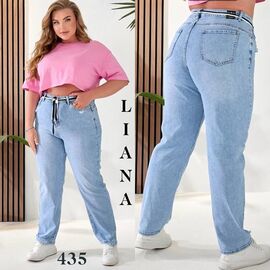 Фотография Джинсы женские 435 l.blue р.31-38 "Beki" недорого оптом от прямого поставщика