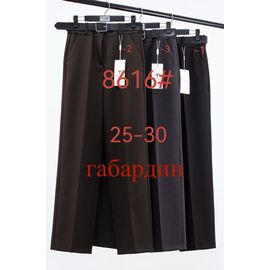 Фотография Брюки женские 8616-1 black р.25-30 "Fudeyan" недорого оптом от прямого поставщика