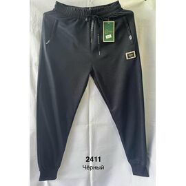 Фотография Штаны спортивные мужские 2411 black р.48-56 "Faraon" недорого оптом от прямого поставщика