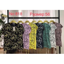 футболка жіноча 818 mix р.56 "Lola" недорого оптом від прямого постачальника