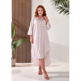 Сукня літня жіноча LL15 beige р.L-3XL "Lola" недорого оптом від прямого постачальника