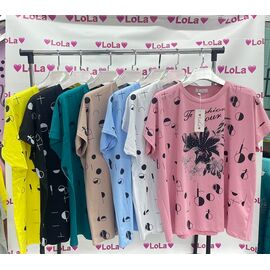 футболка жіноча LL2 mix р.60-62 "Lola" недорого оптом від прямого постачальника