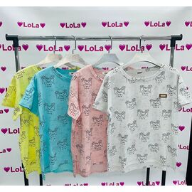 футболка жіноча LL47 mix р.50-52 "Lola" недорого оптом від прямого постачальника