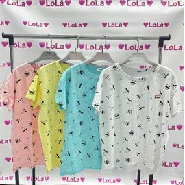 футболка жіноча LL52 mix р.50-52 "Lola" недорого оптом від прямого постачальника