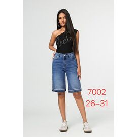 Шорти жіночі 7002 l.blue р.26-31 "NewJeans" недорого оптом від прямого постачальника