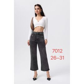 Джинси жіночі 7012 black р.26-31 "NewJeans" недорого оптом від прямого постачальника