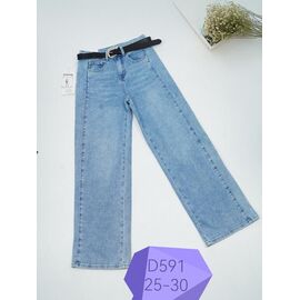 Джинси жіночі D591 blue р.25-30 "NewJeans" недорого оптом від прямого постачальника