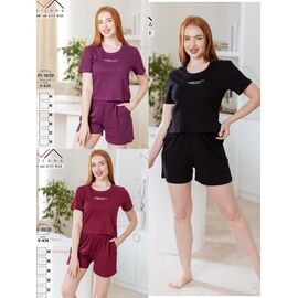 Фотография Пижама лёгкая женская 1030 wine р.44-54 "Imlion" недорого оптом от прямого поставщика