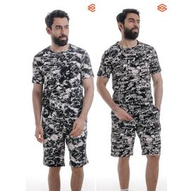 Фотография Костюм мужской 7035 black-beige р.48-56 "Imlion" недорого оптом от прямого поставщика