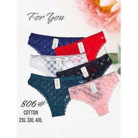 Фотография Трусы женские 806 mix р.2XL-4XL "Redoor" недорого оптом от прямого поставщика