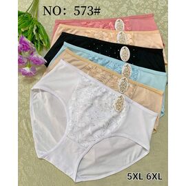 Фотография Трусы женские 573 mix р.5XL-6XL "Redoor" недорого оптом от прямого поставщика