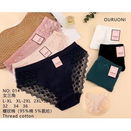 Труси жіночі 01 mix р.L-3XL "Redoor" недорого оптом від прямого постачальника