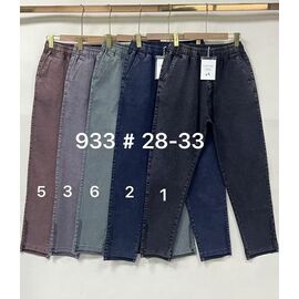 Джинси жіночі 933-5 brown р.28-33 "Fudeyan" недорого оптом від прямого постачальника