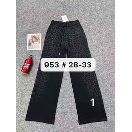 Фотография Штаны женские 953-1 black р.28-33 "Fudeyan" недорого оптом от прямого поставщика