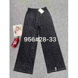 Фотография Штаны женские 956-1 grey р.28-33 "Fudeyan" недорого оптом от прямого поставщика