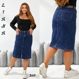 Фотография Юбка женская 269 blue р.31-38 "Beki" недорого оптом от прямого поставщика