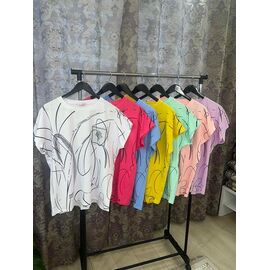 футболка жіноча LL73 mix р.54-56 "Lola" недорого оптом від прямого постачальника