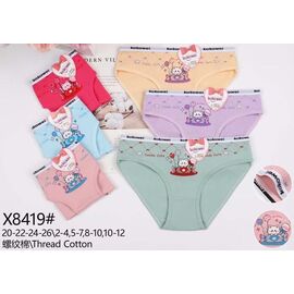 Труси дитячі на дівчинку X8419 mix р.2-12 "Redoor" недорого оптом від прямого постачальника