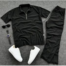 Фотография Костюм женский 0583 black р.42-53 "Faraon" недорого оптом от прямого поставщика