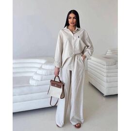 Фотография Костюм женский 0583 l.beige р.42-53 "Faraon" недорого оптом от прямого поставщика