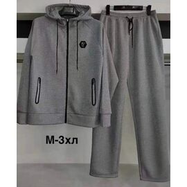 Фотография Костюм спортивный мужской 2369A grey р.M-2XL "Faraon" недорого оптом от прямого поставщика