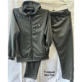 Фотография Костюм спортивный мужской 2369B d.grey р.3XL-7XL "Faraon" недорого оптом от прямого поставщика