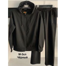 Фотография Костюм спортивный мужской 2383 black р.M-2XL "Faraon" недорого оптом от прямого поставщика