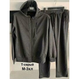Фотография Костюм спортивный мужской 2383 d.grey р.M-2XL "Faraon" недорого оптом от прямого поставщика
