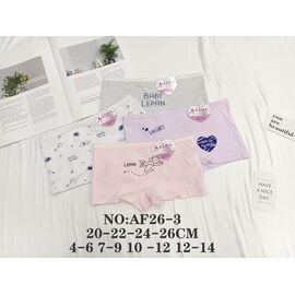 Труси дитячі на дівчинку AF26-3 mix р.4-14 "Redoor" недорого оптом від прямого постачальника