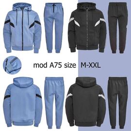 Фотография Костюм спортивный мужской A75 l.blue р.M-3XL "Faraon" недорого оптом от прямого поставщика