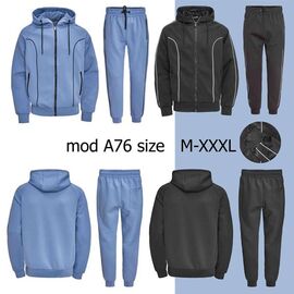 Фотография Костюм спортивный мужской A76 l.blue р.M-3XL "Faraon" недорого оптом от прямого поставщика